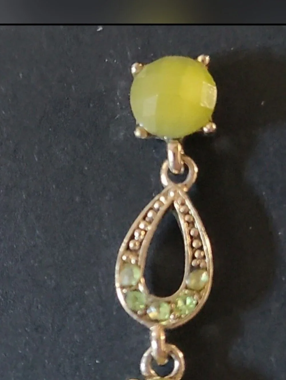Liz Claiborne Yellow Teardrop Dangle Earrings - Women Jewelry